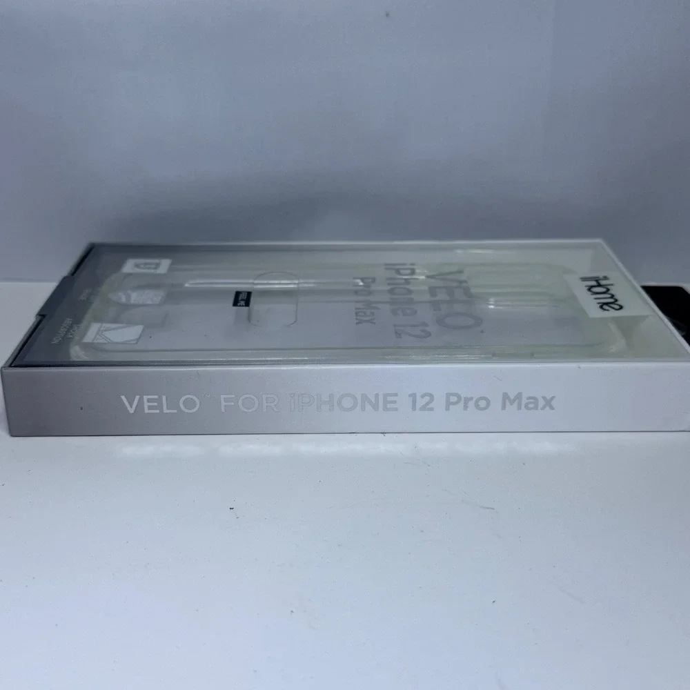 iHome VELO iPhone 12 Pro‎ Max Case Clear Slim Military Grade Drop Tested New